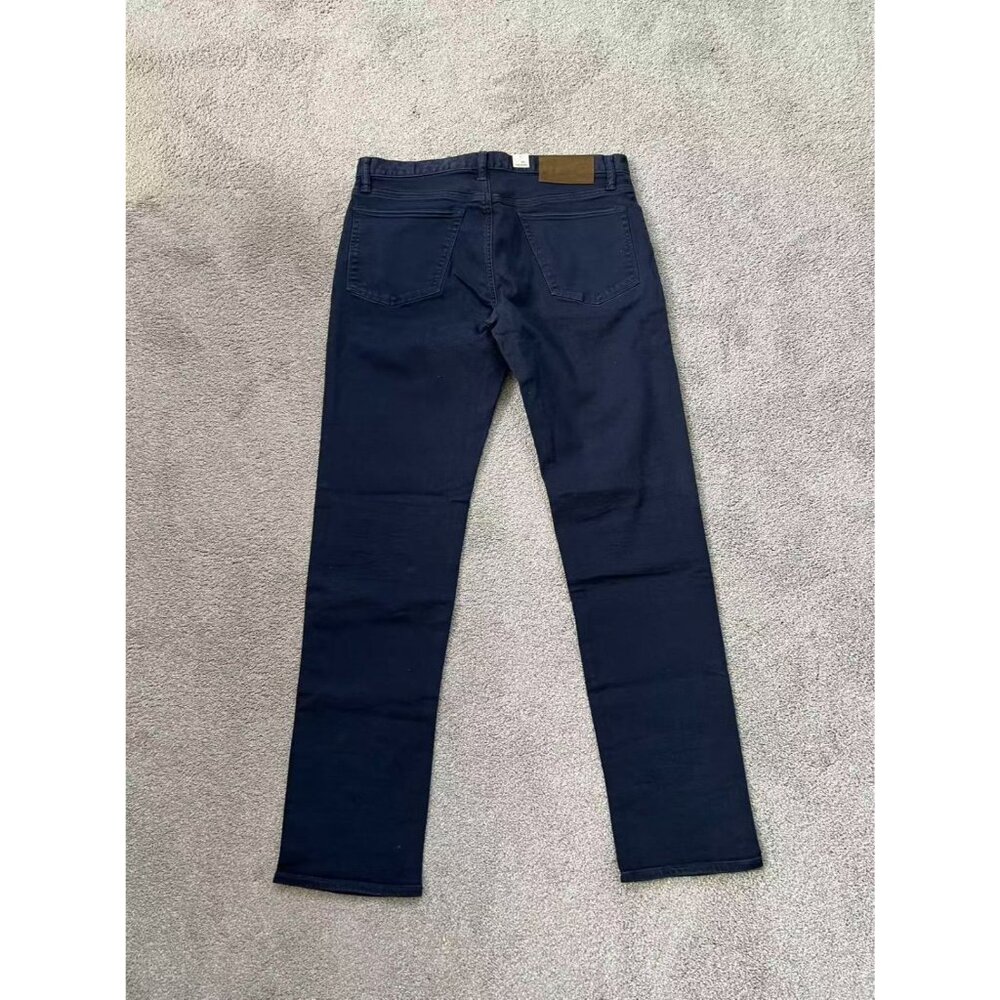 NWT Todd Snyder SLIM FIT 5-POCKET CHINO Denim Jeans Navy Blue Mens 34x34 - Picture 11 of 13